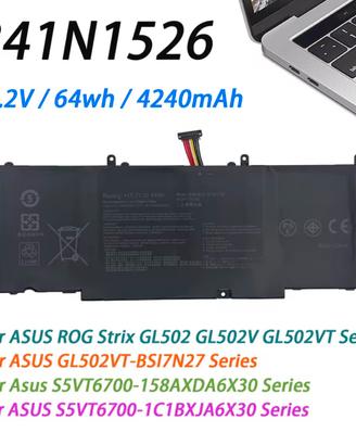 Batteria  Portatile Notebook Asus Nuova B41N1526