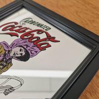 Quadro specchio vintage Coca Cola