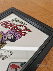 Quadro specchio vintage Coca Cola