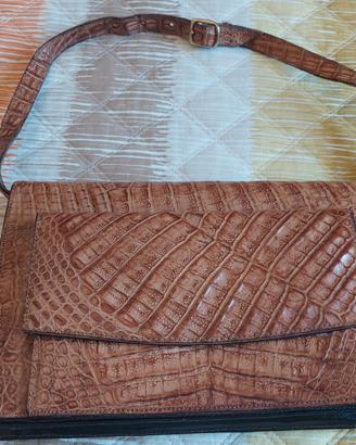 BORSA IN COCCODRILLO  VINTAGE USATA POCHISSIMO