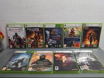 Lotto Blocco di 9 giochi per Microsoft Xbox 360