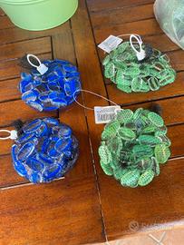 ciottoli sassi vetro colorato acquario bricolage