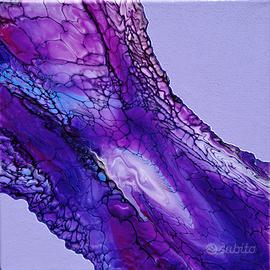 quadro astratto fluid art 