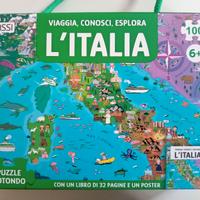 L'Italia. Libro con puzzle