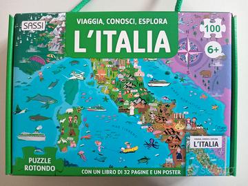 L'Italia. Libro con puzzle