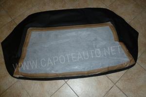 Capote cappotta Lancia Beta Spider pvc nero