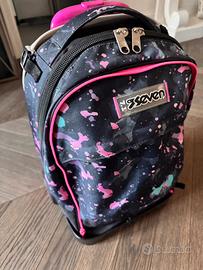 Zaino con carrello - mai usato