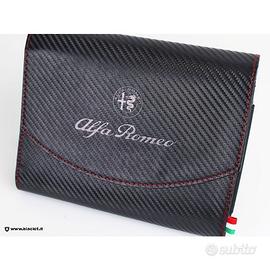PORTA LIBRETTO ALFA ROMEO CARBON LOOK