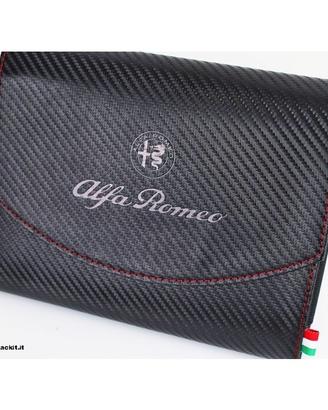 PORTA LIBRETTO ALFA ROMEO CARBON LOOK