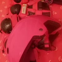 CASCO per bici /pattini e paracolpi bimba