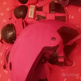 CASCO per bici /pattini e paracolpi bimba