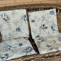 set divanetti+ tavolino in rattan