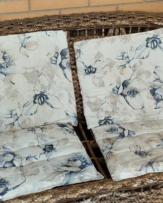 set divanetti+ tavolino in rattan