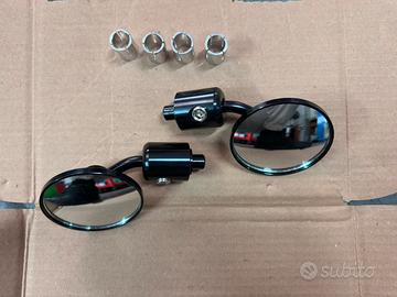 Specchietti Bar End in alluminio omologati