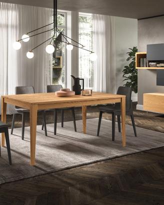 Tavolo Rovere Massello Allungabile Made in Italy