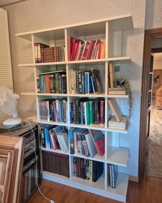 Libreria bianca in legno