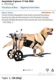 Carrello per cani disabili taglia Media