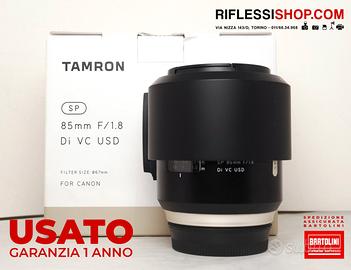 Usato tamron 85mm f/1.8 di vc usd canon ef