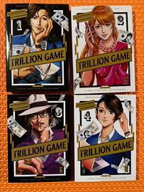 Collezioni primi 4 volumi TRILLION GAME