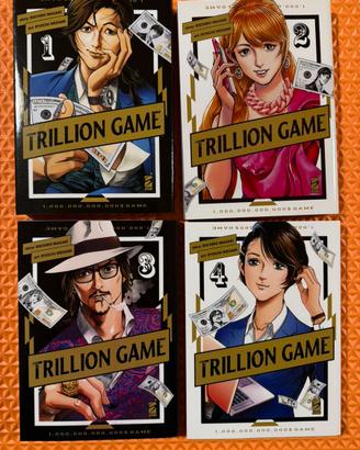 Collezioni primi 4 volumi TRILLION GAME