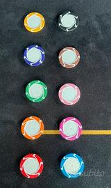 FICHES DA POKER PROFESSIONALI IN CLAY 14g