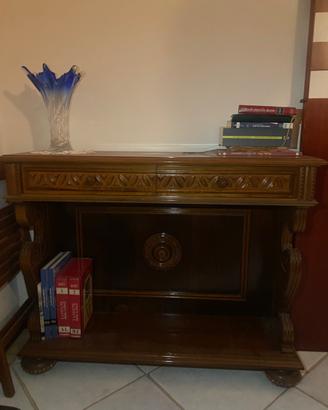 Antica etagere libreria server consolle mobilegno