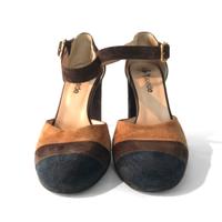 Scarpe Suede in camoscio multicolor – taglia 38 –