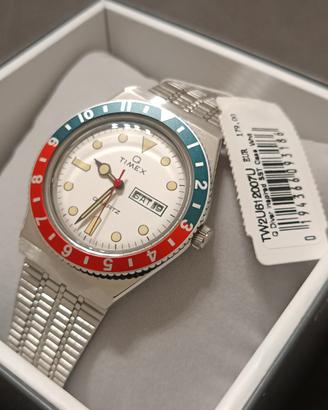 Timex Q Pepsi dial bianco originale 