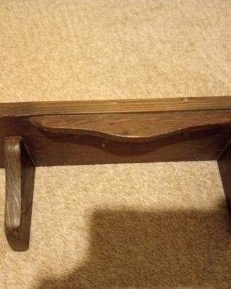 Mensola in legno scuro