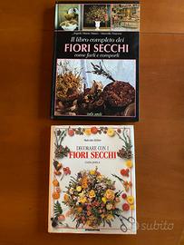 2 Libri sul decoro e utilizzo dei fiori secchi