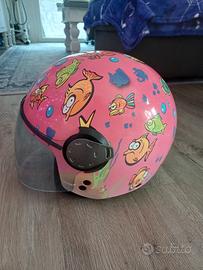 casco moto bambina