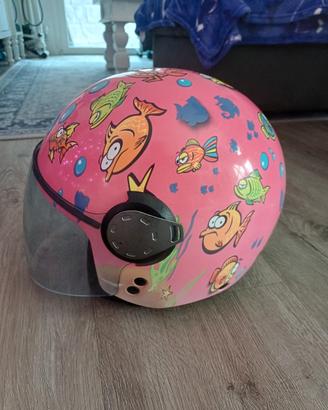 casco moto bambina