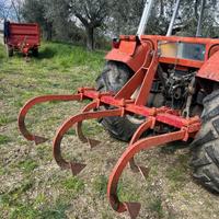 Erpice a 5 punte 30 cm di affondo largh 120