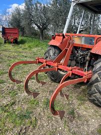 Erpice a 5 punte 30 cm di affondo largh 120