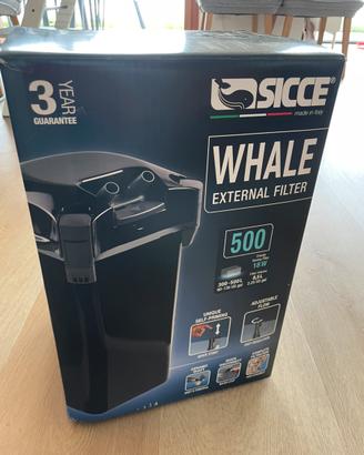 Filtro esterno per acquario Sicce Whale 500