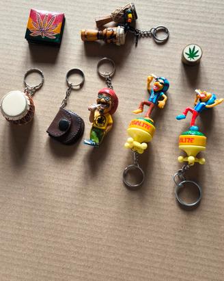 KIT Portachiavi Afro / Bob Marley + Accessori