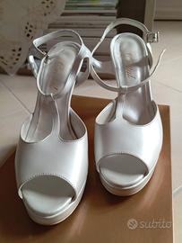 scarpe bianco perlato 