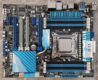 Scheda madre ASUS P9X79 Pro + 32 GB Ram + i7-4930k