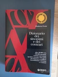 Dizionario dei Sinonimi e dei Contrari, di Giunti