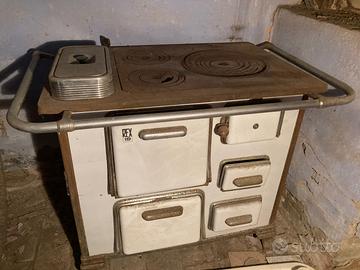 Cucina economica REX vintage a legna anni ‘50/‘60