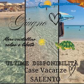 Ultime disp. giugno case vacanza salento