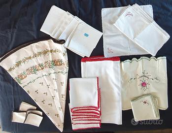 Tovaglia, tovagliette, asciugamani