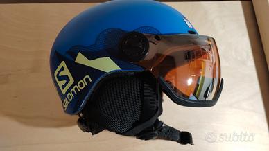 Casco sci bambino Salomon con visiera