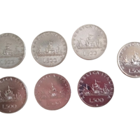 Monete Repubblica Italiana 500 Lire Caravelle