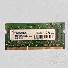 RAM ADATA 4GB DDR3L 1600MHz SO-DIMM