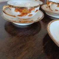Tazzine da tè decorazione foglie d'acero 