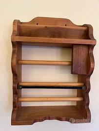 portacarta portarotolo e portaposta da cucina