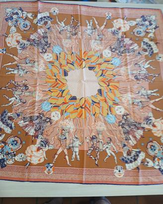 foulard Da Vinci Seta 