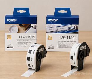 Brother DK11219 (1pz) e Brother DK11204 (4pz)