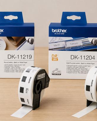 Brother DK11219 (1pz) e Brother DK11204 (4pz)